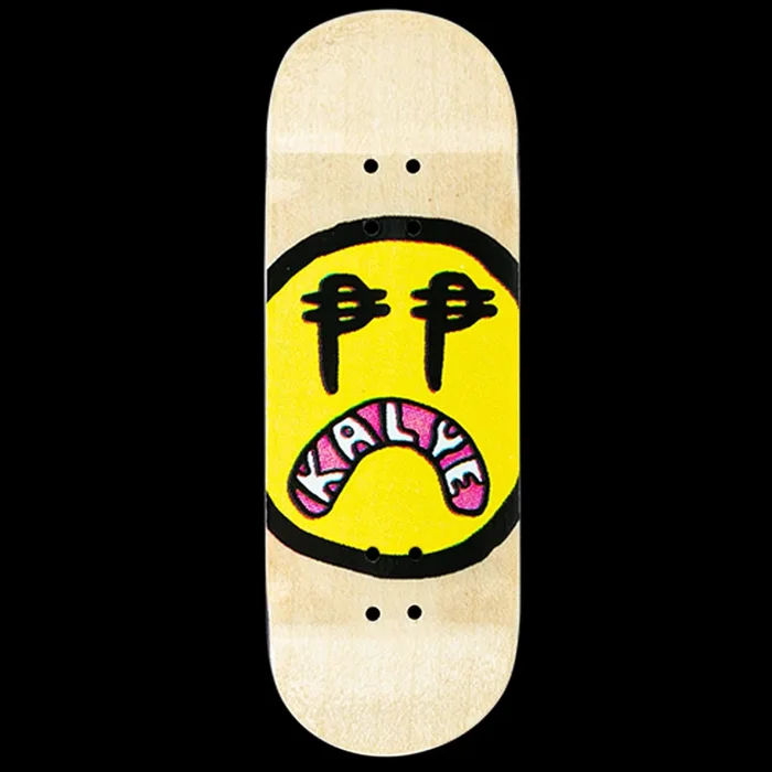 Kalye Fingerboard Deck – OG Sad Face