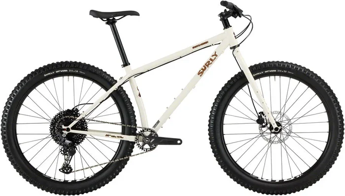 Karate Monkey Bike – 27.5″ Steel Snow Mold White X-Small