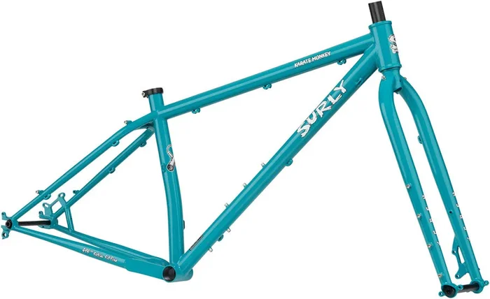 Karate Monkey Frameset – 27.5″ Steel Lost at Sea Blue Small
