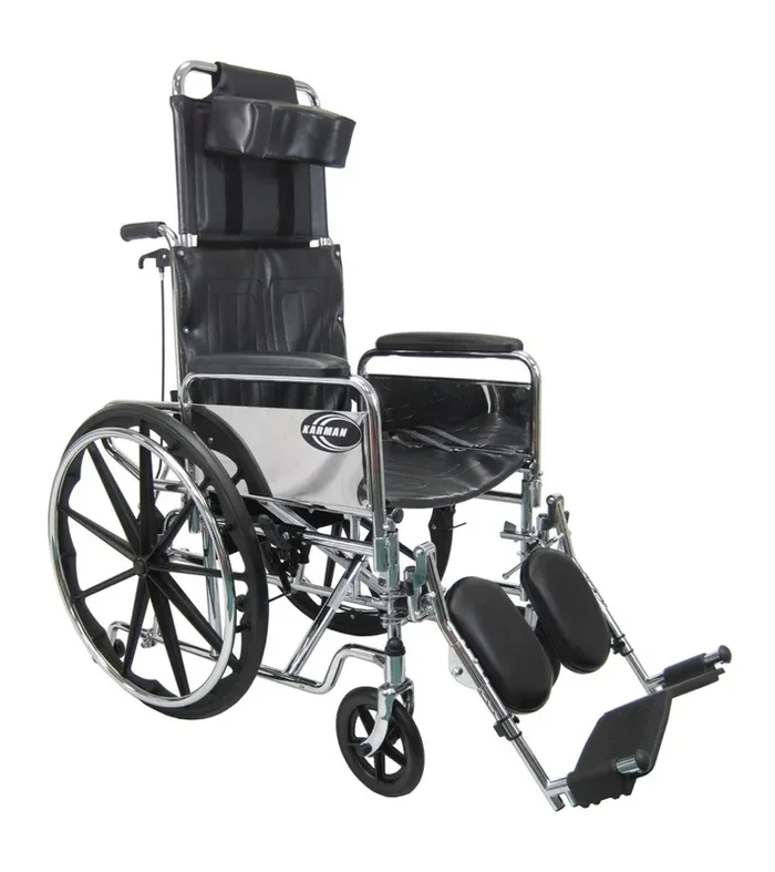 Karman KN-880 Heavy Duty Reclining Wheelchair 50 lbs