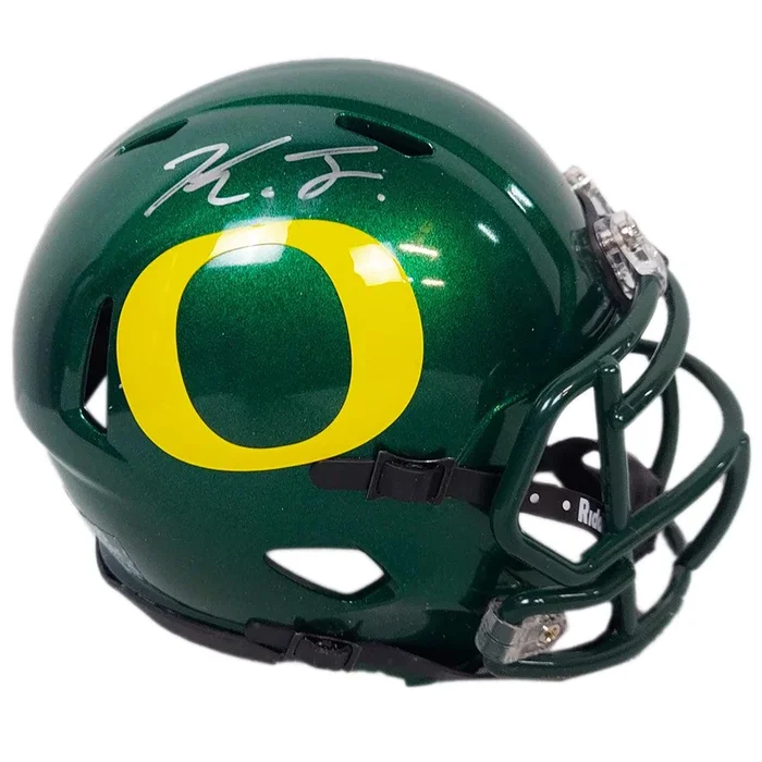 Kayvon Thibodeaux Signed Oregon Ducks Green Speed Mini Football Helmet (JSA)