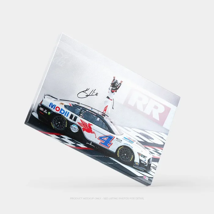 Kevin Harvick 2022 Richmond Win Signed 20×30 Photo Canvas (COA)