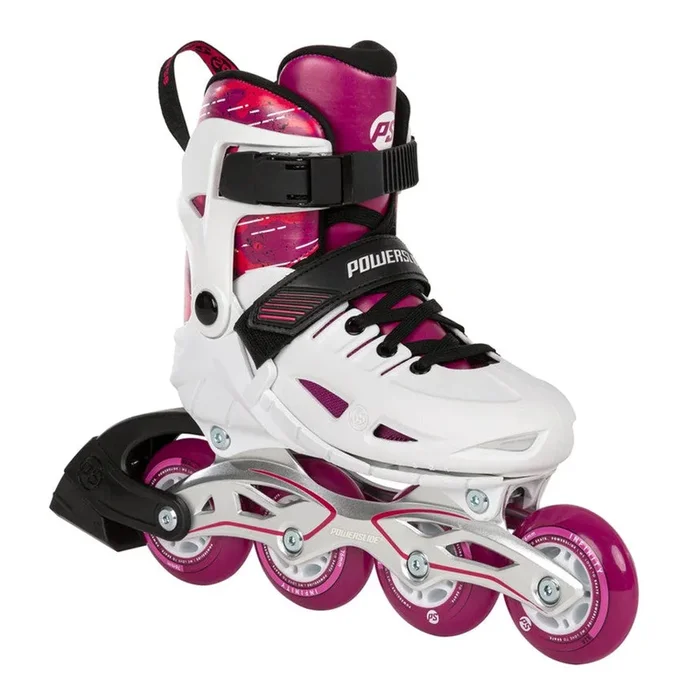 Kids Adjustable Powerslide Phuzion Universe Pink 4W Inline Skates