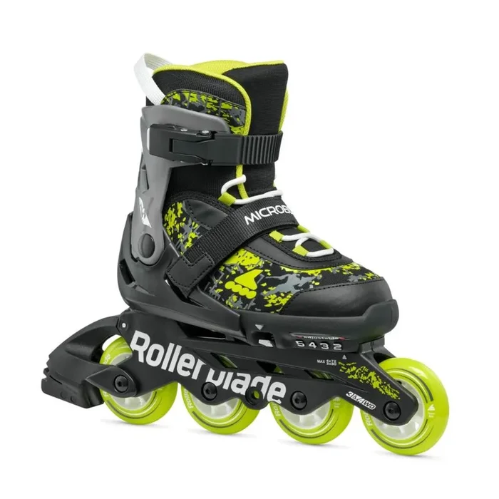 Kids Adjustable Rollerblade Microblade SL Black/Lime Inline Skates