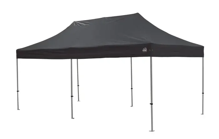 Kiwi Camping Commercial Shelter Black 6x3m