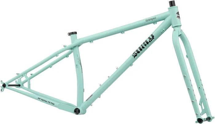 Krampus Frameset – 29″ Steel Blue Oyster Coat Medium