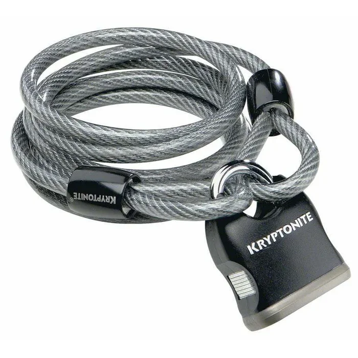 KryptoFlex Bike Cable Lock with Key: 6′ x 8mm