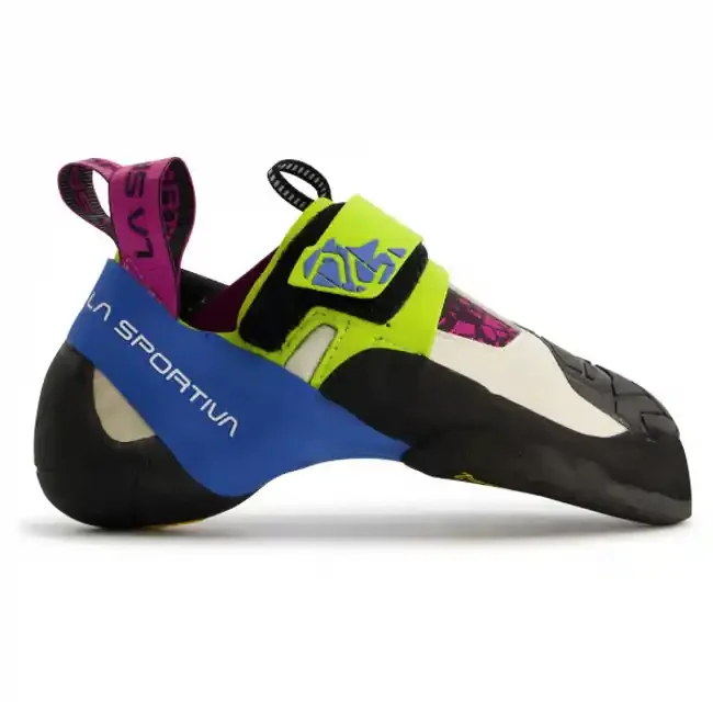 la sportiva climbing shoes skwama woman apple green/cobalt blue ‘25