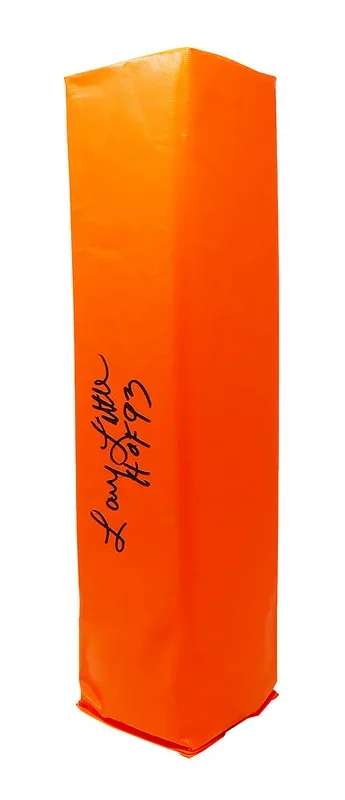 Larry Little Signed Orange Endzone Football Pylon w/HOF’93