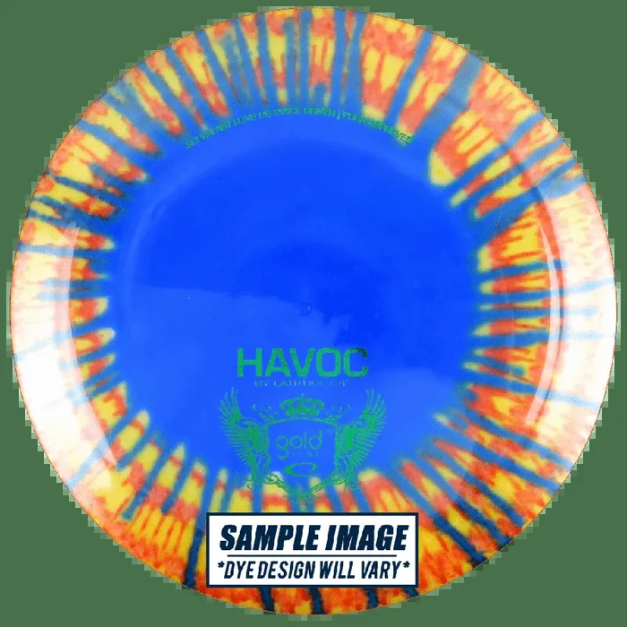 Latitude 64 MyDye Gold Line Havoc Distance Driver Golf Disc