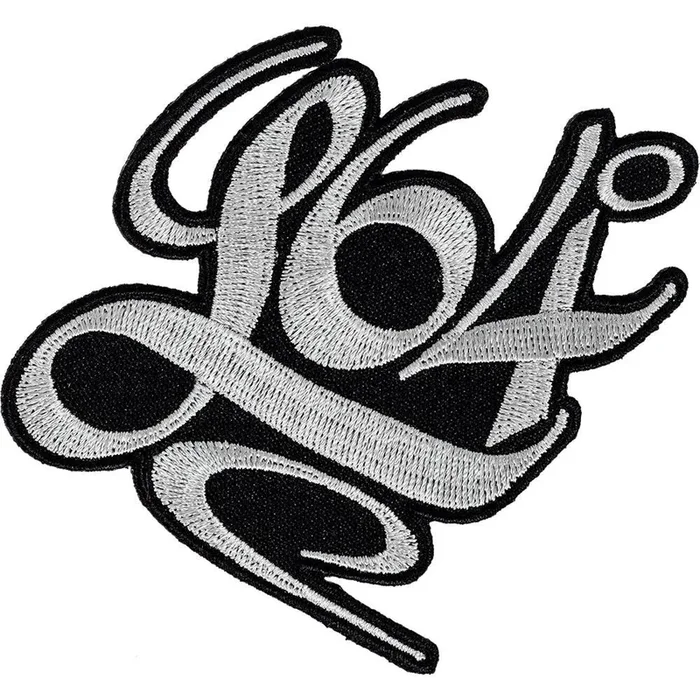Latitude 64 Swirly Script Iron-On Disc Golf Patch