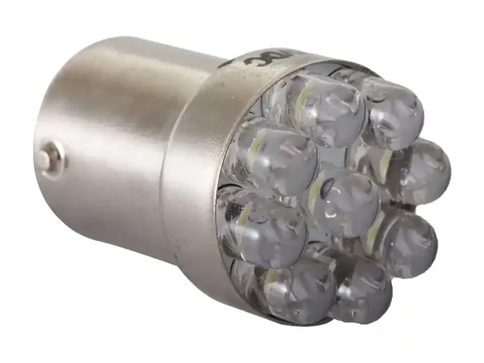 LED Bayonet Bulb 15D Type Parallel Pins 7W 12v