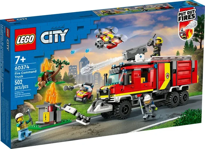 LEGO 60374 Fire Command Truck V39 City Fire