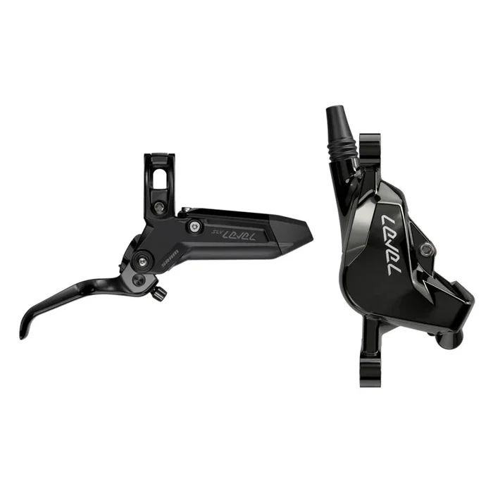 Level Silver Stealth Disc Brake Lever – Front Post Mount 2-Piston Aluminum Lever SS Hardware BLK C1