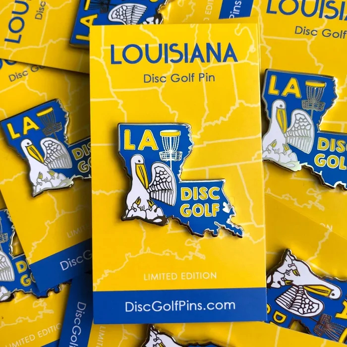 Louisiana Disc Golf Pin