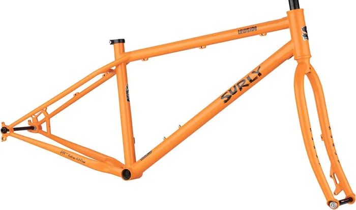 Lowside Frameset – 27.5″ Steel Dream Tangerine Medium