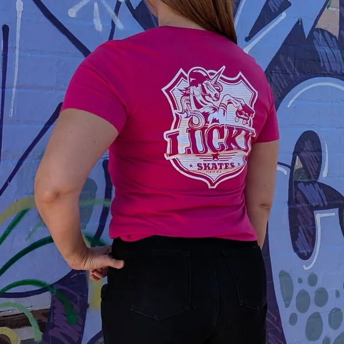 Lucky Skates Fuchsia T-shirt