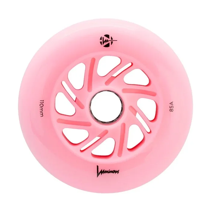 Luminous Light Up Inline Wheel Flamingo 110mm 85A – 3 Pack