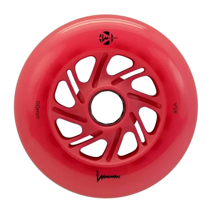 Luminous Light Up Inline Wheel Red 110mm 85A *1 Left*