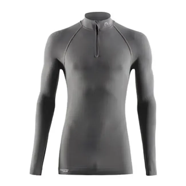 lurbel t-shirt alaska long sleeves zip negro