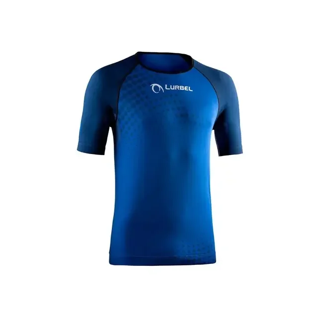 lurbel t-shirt spirit flux short sleeves azul royal/neg