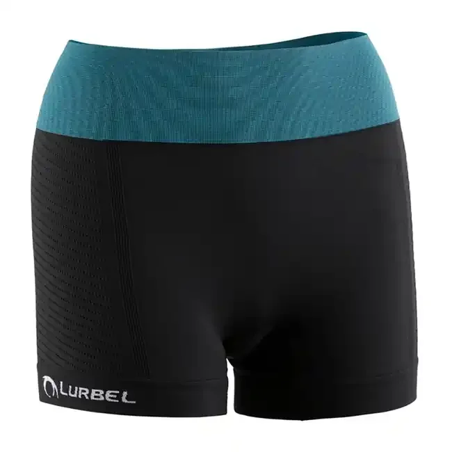 lurbel tights venus lite shorts w negro/turquesa