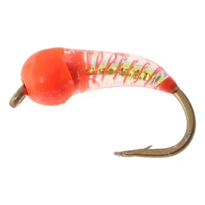 Manic Tackle Project Bomb Squad Nymph Orange Flash 8