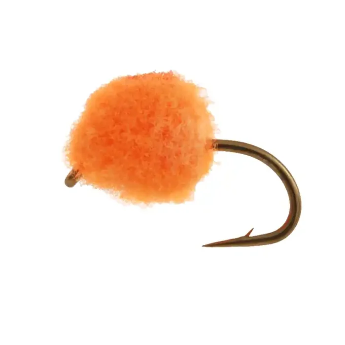 Manic Tackle Project Glo Bug Fly Orange/Brite Red 14