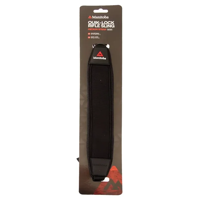 Manitoba Quik-Lock Rifle Sling Medium – Black