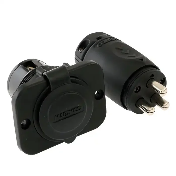 Marinco 70A 3-Wire Trolling Motor Plug and Receptacle Combo