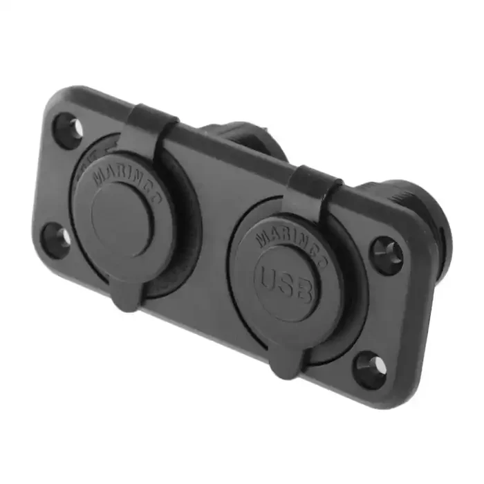 Marinco Dual USB Charger and 12V Receptacle OEM