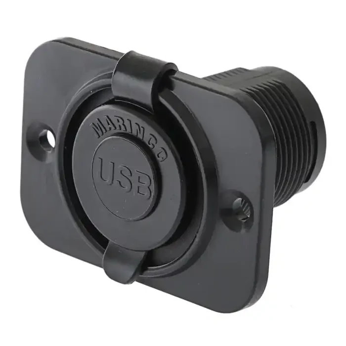 Marinco Dual USB Charger Receptacle 12-24V