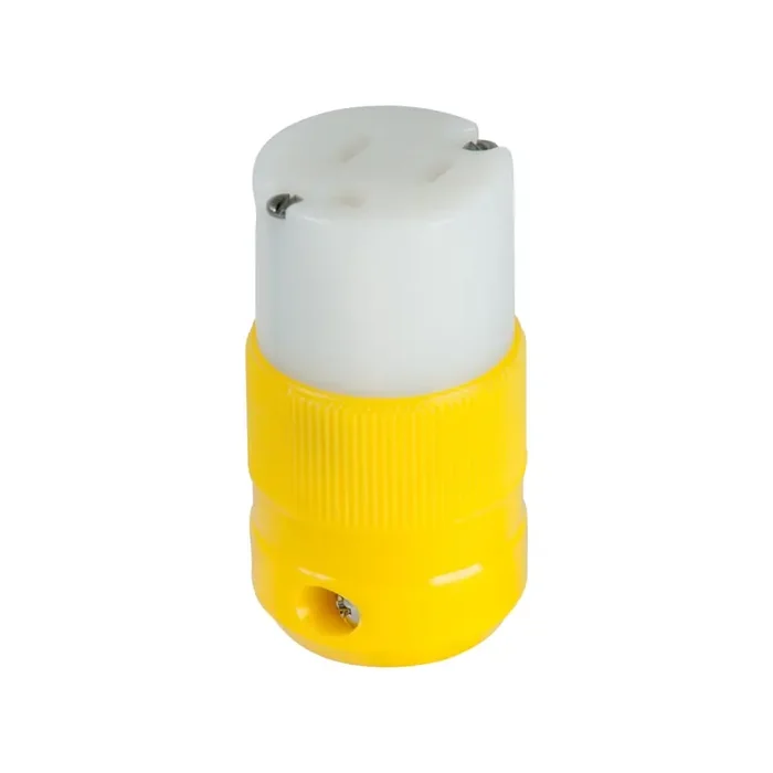Marinco Female Connector 15A 125V Yellow