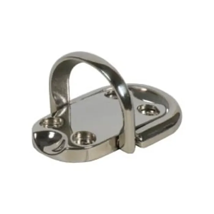 Marine Town Heavy Duty 316 Stainless Folding Pad Eye 100x60mm