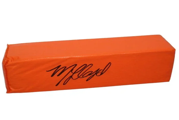 MarShawn Lloyd Autographed Pylon Beckett Witnessed