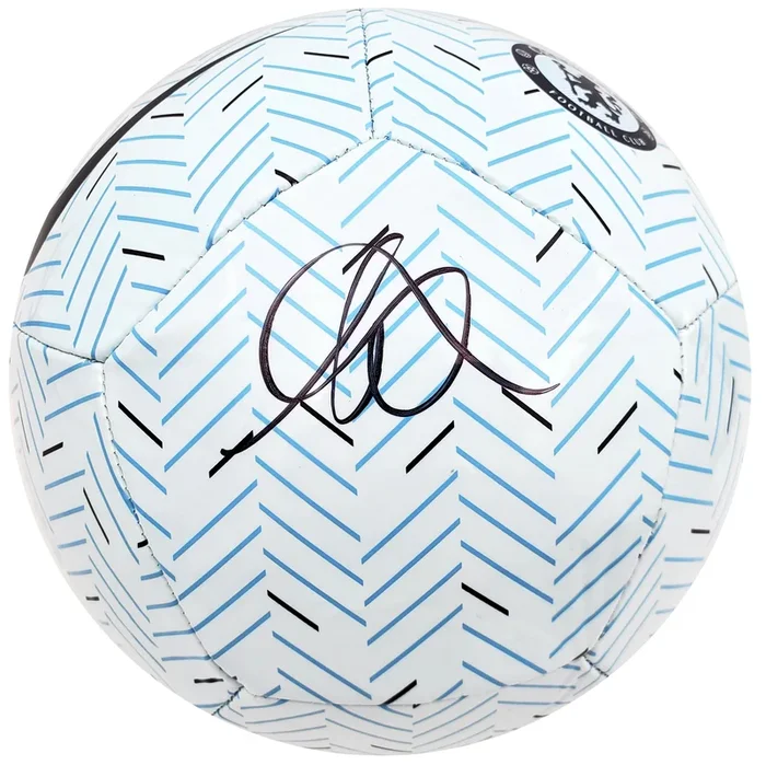 Mason Mount Autographed Nike Soccer Ball Chelsea F.C. Beckett BAS Stock #196470