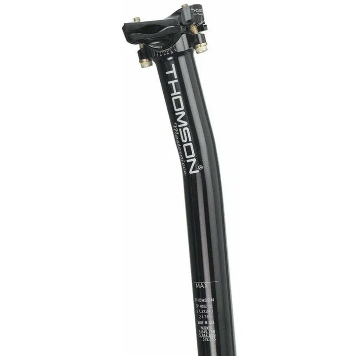 Masterpiece Setback Seatpost: 27.2 x 330mm – Black