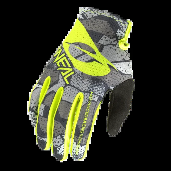 Matrix Glove Camo Gray/Neon Yellow