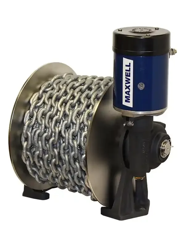 Maxwell Tasman 8-8 12V Drum Winch with Rode 110m