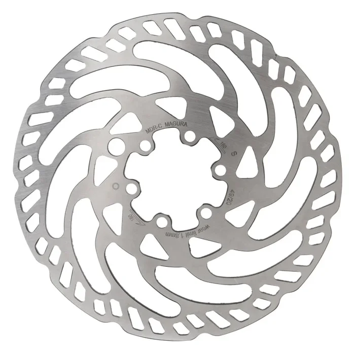MDR-C Disc Brake Rotor – 160mm 6-Bolt eBike Optimized Silver