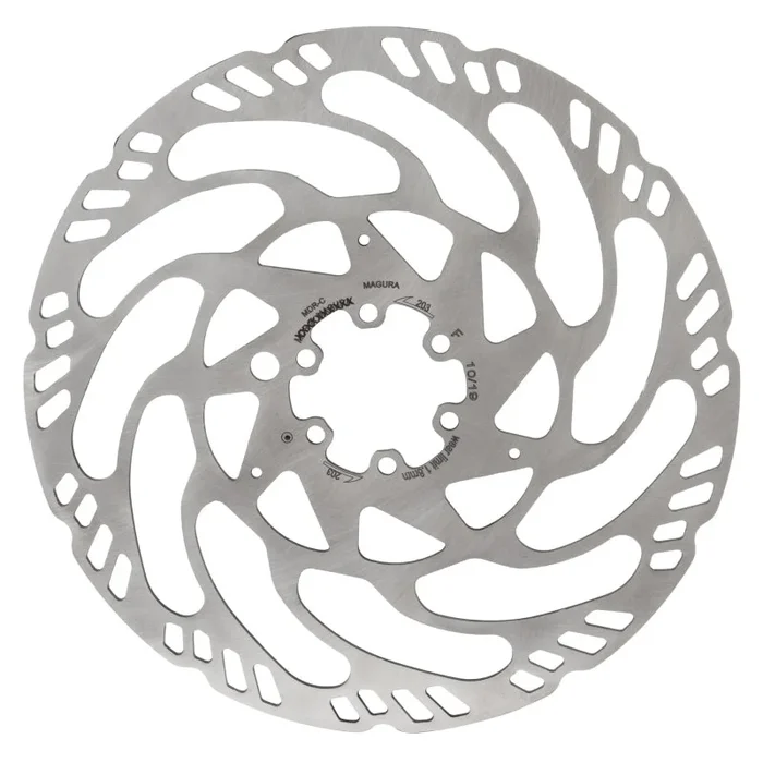 MDR-C Disc Brake Rotor – 203mm 6-Bolt eBike Optimized Silver