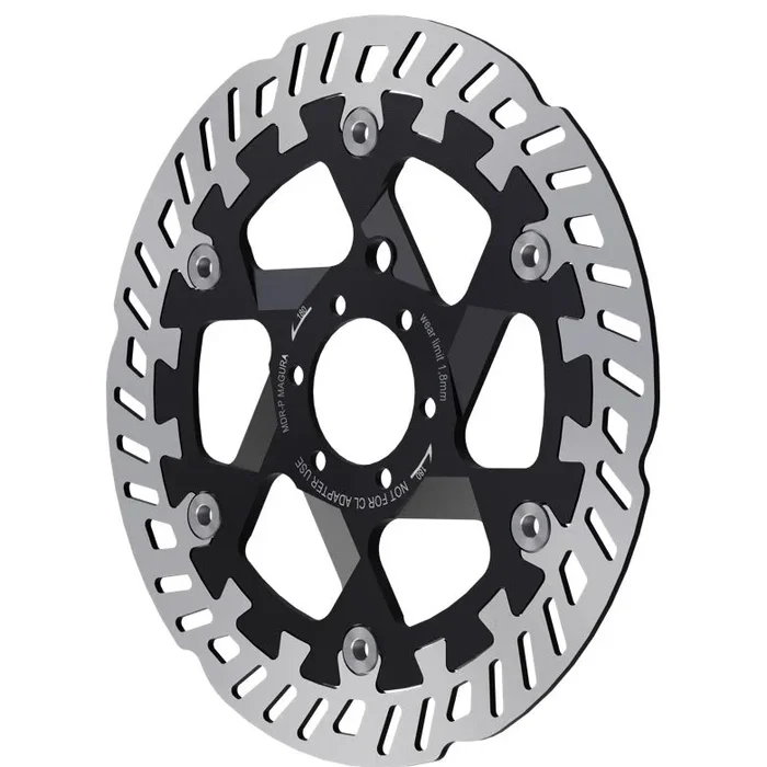 MDR-P Disc Brake Rotor – 180mm 6-Bolt Silver/Black