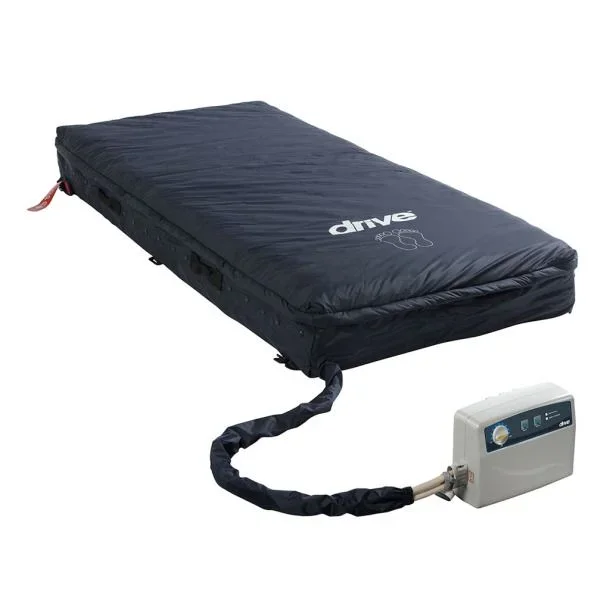 Med-Aire Assure 5″ Air + 3″ Foam Base Alternating Pressure/LAL Mattress System by Drive