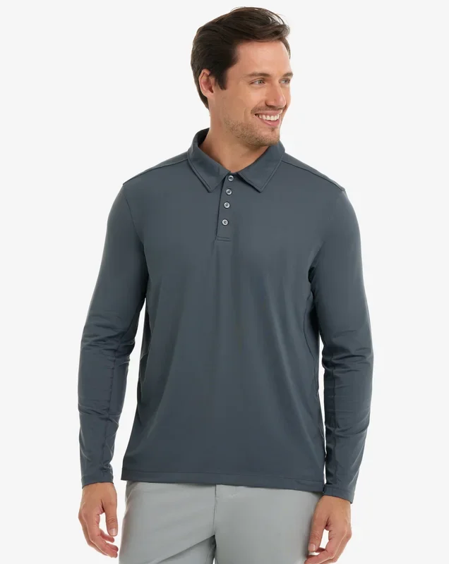 MEN’S LONG SLEEVE COLLARED SHIRT (12004)