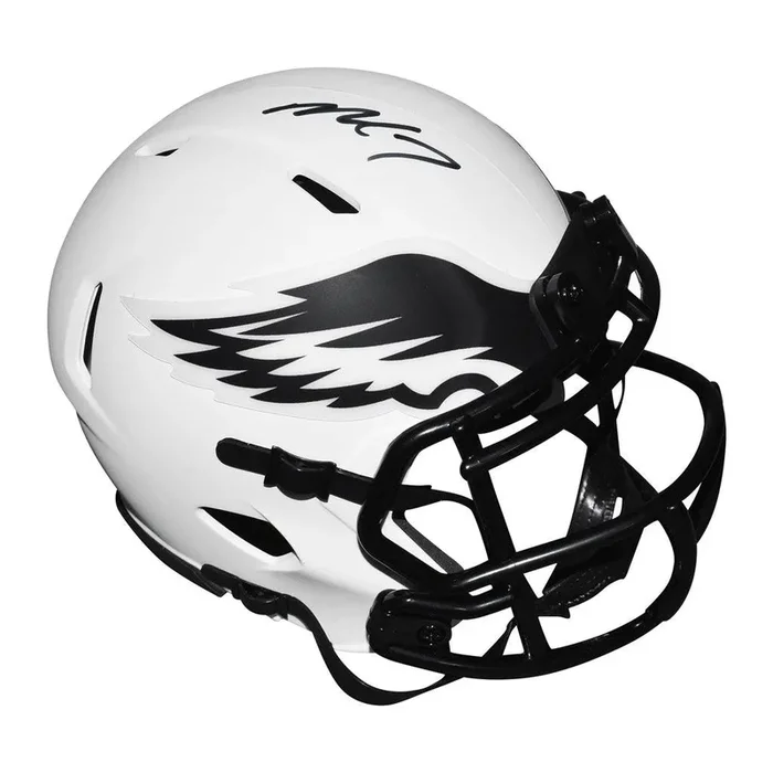 Michael Vick Signed Philadelphia Eagles Lunar Speed Mini Football Helmet (JSA)