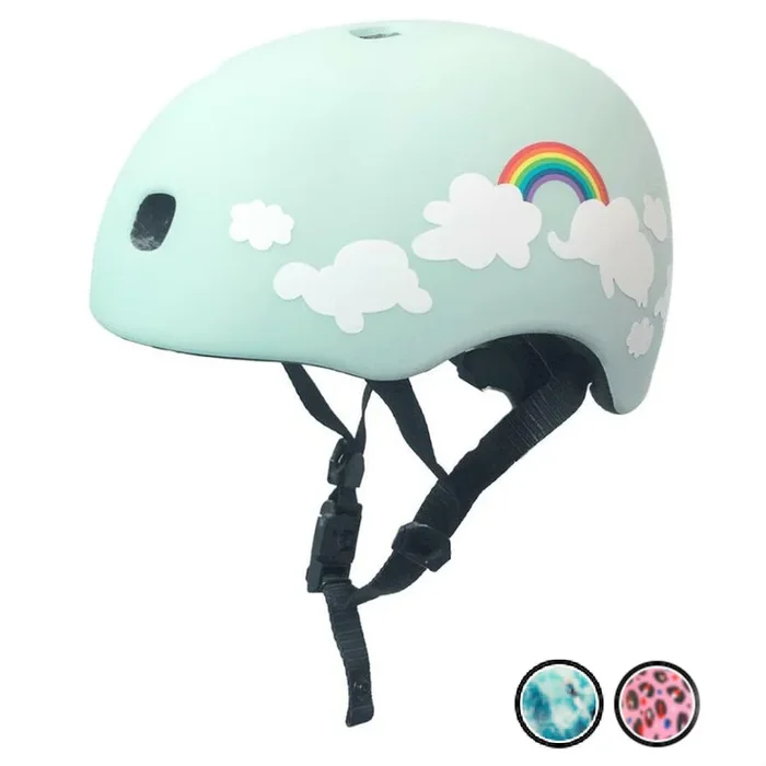 Micro Kids LED Patterned Adjustable Scooter Helmet