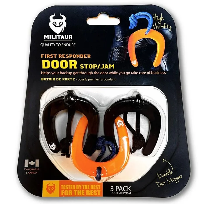 Militaur First Responder Door Stop/Jam | 3 Pack