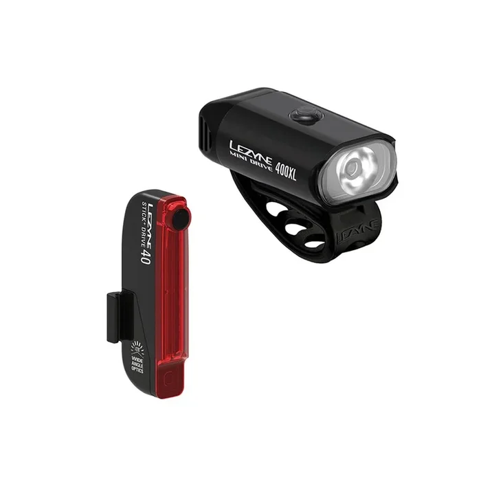 Mini Drive 400XL / Stick+ Drive Light Front and Rear Black Set