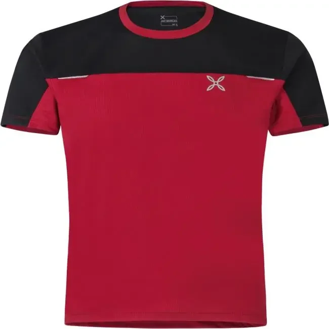 montura workframe high t-shirt rosso/black