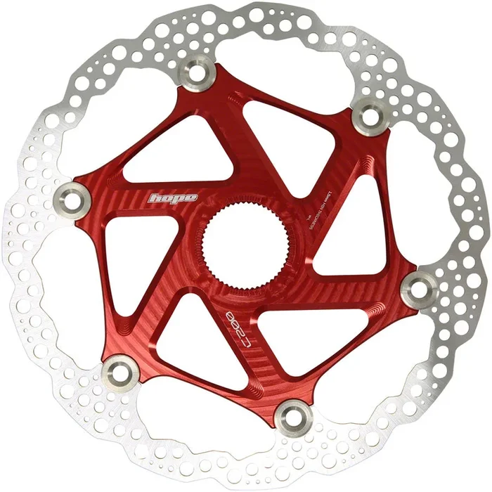 MTB Floating Centre-Lock Disc Brake Rotor – 200mm Center-Lock Red